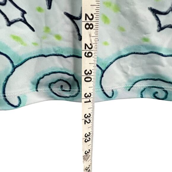 Artscow Custom Swimsuit Dress Women L Blue Multicolor Skater Stretch Art Unique - Picture 10 of 15